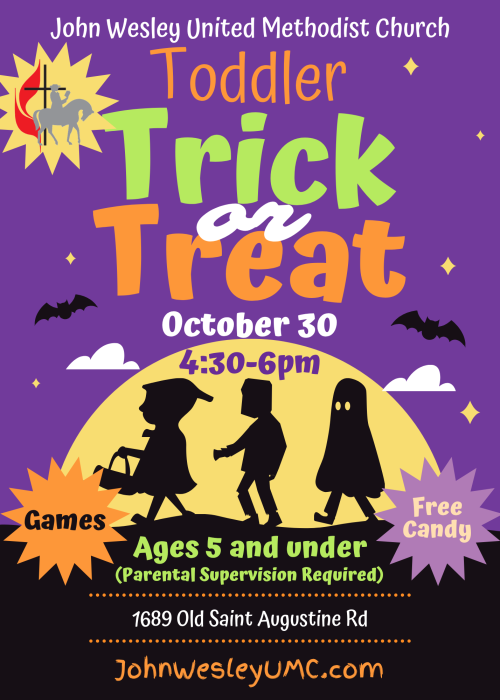 Toddler trick or treat 2026